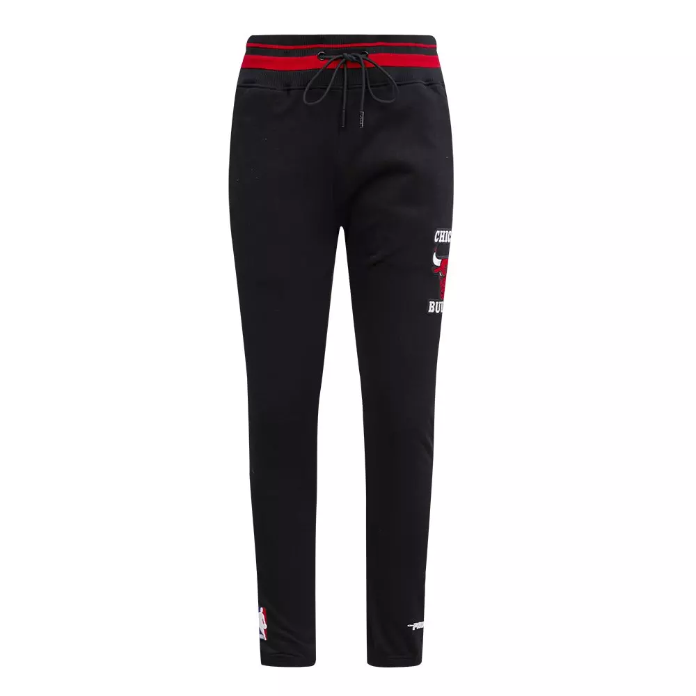 Pro Standard Men's Fleece Graphic Sweatpants - Black/Red